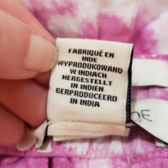 Rachel Zoe tie-dye shorts size Small 100% Linen - Picture 4 of 4